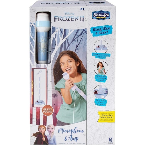Jazware Disney Frozen Microphone and Amp Battery Powered 3+