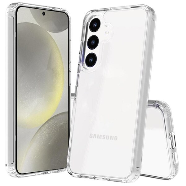 ZUSLAB Galaxy S24+ 5G Case Slim Hybrid Shockproof Translucent Protective Cover for Samsung (2024) - Clear