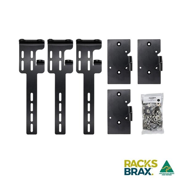 RacksBrax XD Side Twist Bracket Long Triple - 9107