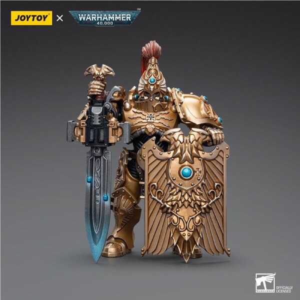 Warhammer Collectibles: 1/18 Scale Adeptus Custodes Guard with Sentinel Blade and Praesidium Shield