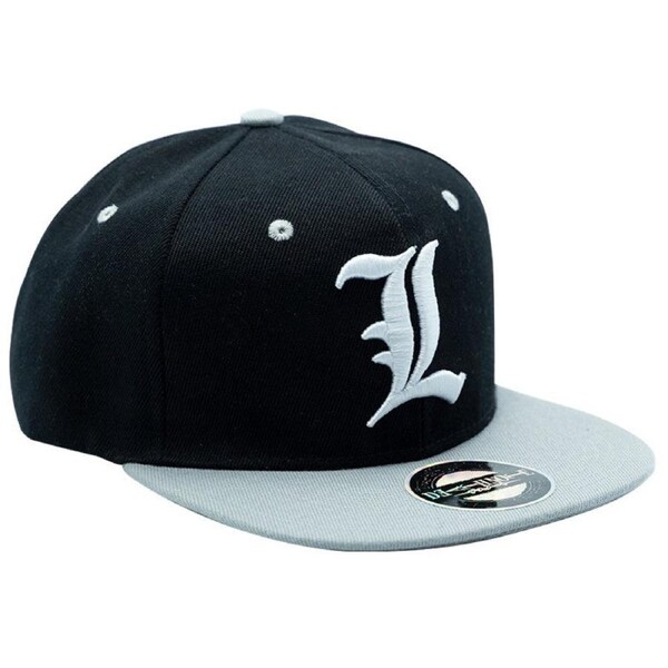 Death Note Snapback Cap Black & Grey L | Woolworths