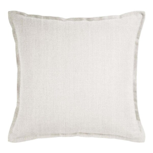 J Elliot Home Linen Collection 50x50cm Feather Filled Cushion Pillow Sqr White
