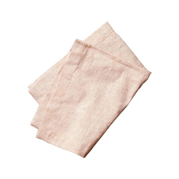 4pc J Elliot Home Linen Collection 50x50cm Square Napkin/Table Serviette Blush