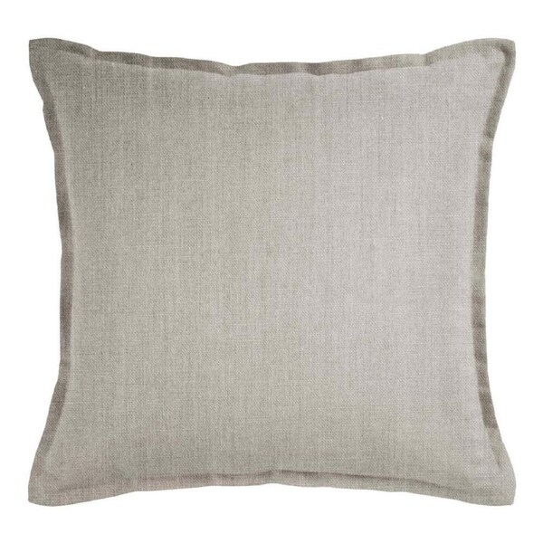 J Elliot Home Linen Collection 50x50cm Feather Filled Cushion Pillow Sqr Stone