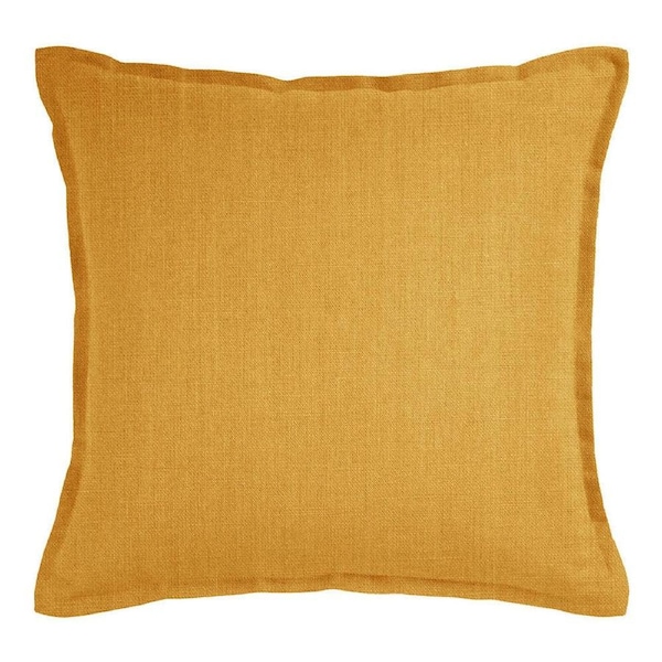J Elliot Home Linen Collection 50x50cm Feather Filled Cushion Pillow Sqr Honey