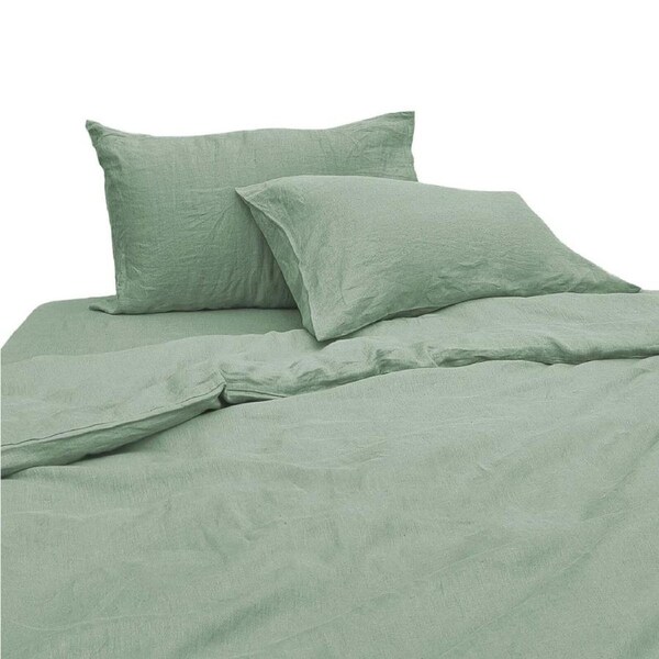 2pc J Elliot Home Linen Collection 48x74cm Pillowcases/Bed Pillow Case Mint