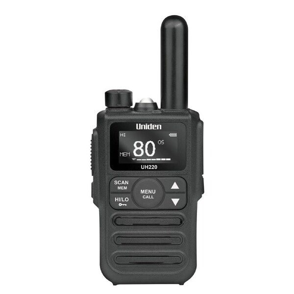 Uniden 2 Watt UHF Handheld 2-Way Radio