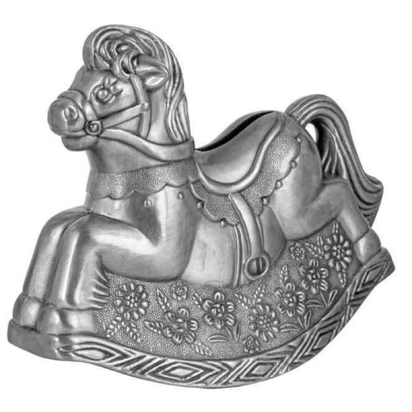 Baby Money Box Pewter Silver Gift Christening Newborn Shower Keepsake Present