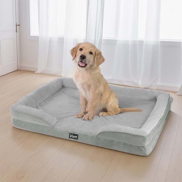 i.Pet Pet Bed Dog Beds Large Grey 100cm