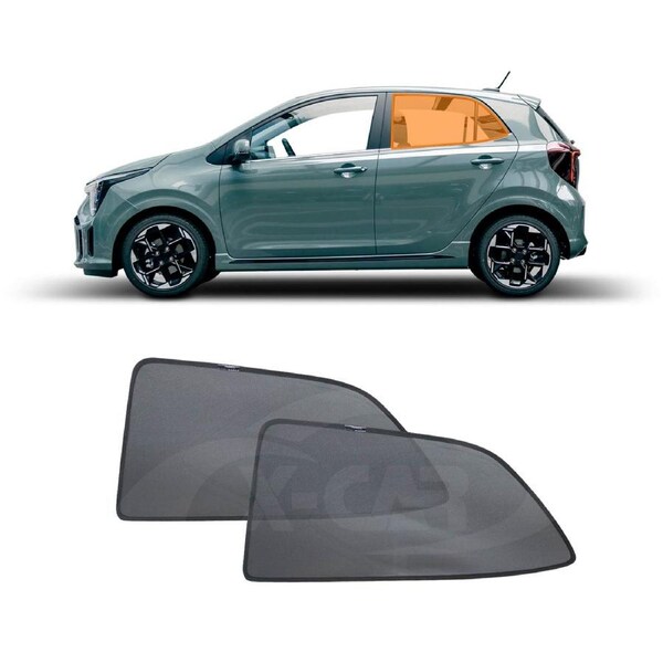 Rear Window Sun Shade for Kia Picanto 2016-Onwards Car Sun Blind Mesh