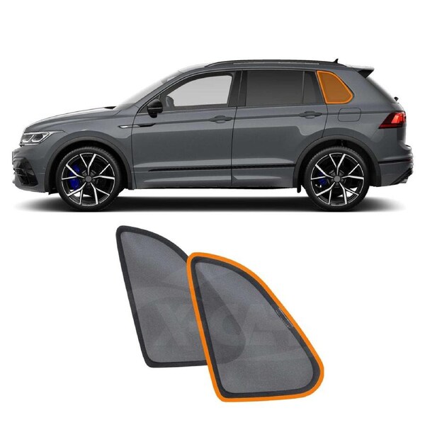 Port Window Sun Shade for Volkswagen VW Tiguan 2016-2024 Car Sun Blind Mesh Third Row Window
