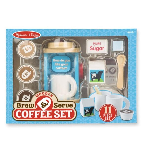 Melissa and Doug Brew and Serve Coffee Wooden Play Set