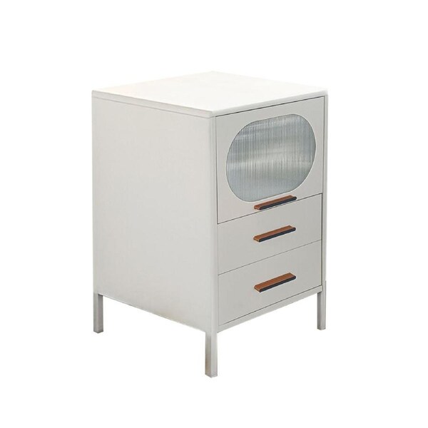 Lauft Home Office Cabinet Steel Storage Cupboard Filing Drawers Side Table