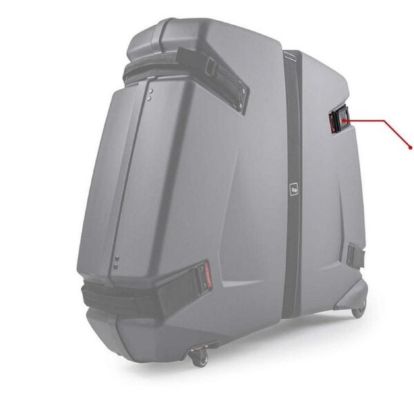 B&W Bike Box 2 Top Back Belt Incl. Red Flag