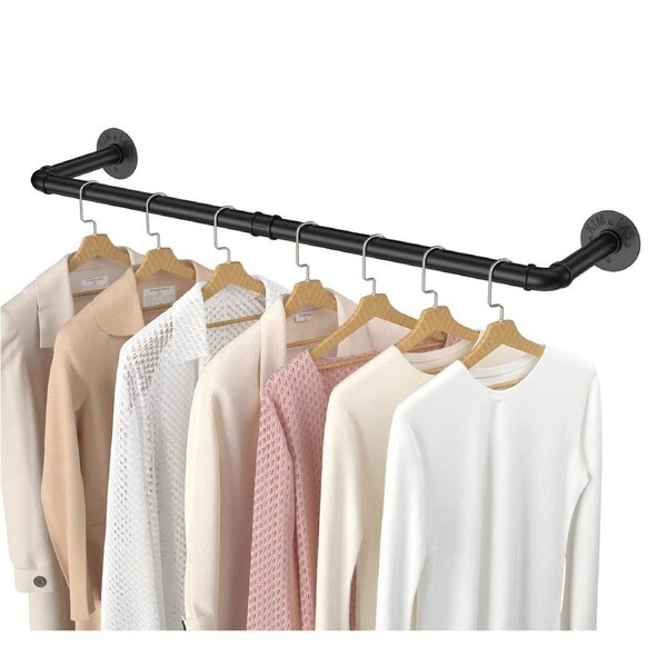97cm Clothing Racks for Hanging Clothes Garment Rack Industrial Pipe clothes Rack Drying Rack