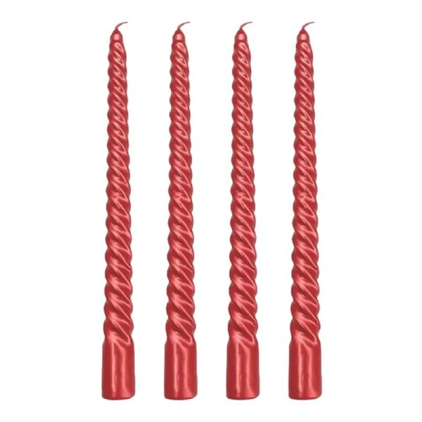 Red Twisted Candle