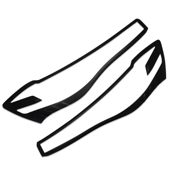 HEADLIGHT HEAD LIGHT COVER FOR LDV T60 2020-2024 MATTE BLACK TRIM