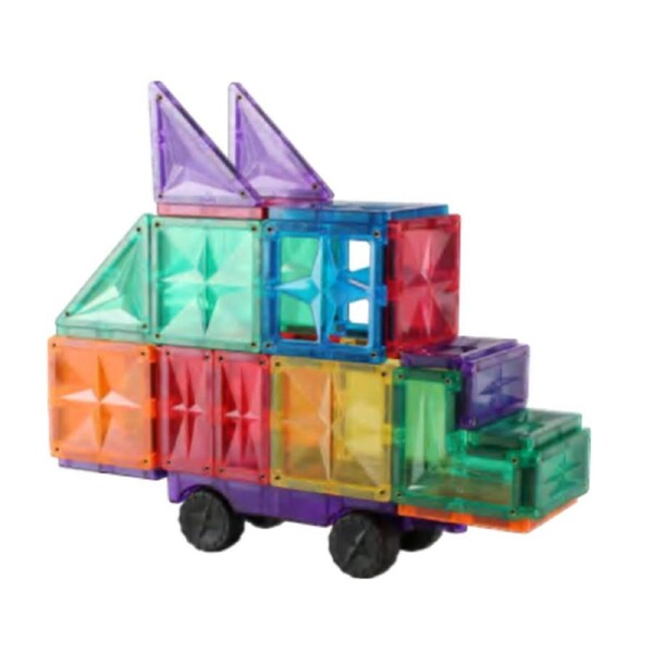 Magnetic Rainbow Tiles 72 pcs - STEM Play