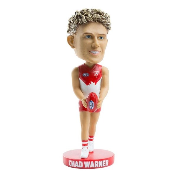 Sydney Swans Chad Warner AFL Bobblehead Collectible Bobble Head Statue