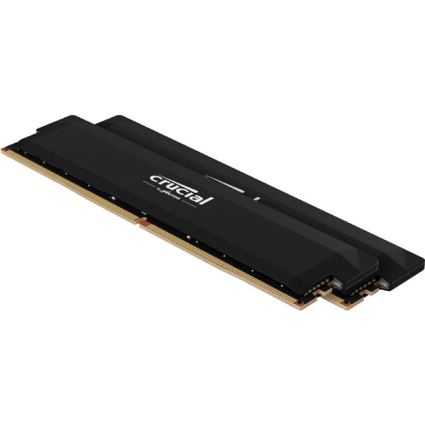 Crucial Pro DDR5 32GB(2X16GB) DDR5 6000Mhz Dual Module CL36 Memory Black [CP2K16G60C36U5B]