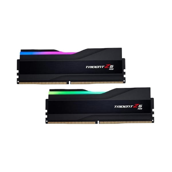 G.Skill Trident Z5 RGB 64GB(2X32GB) DDR5 6400Mhz Dual Module CL32 Memory Black [F5-6400J3239G32GX2-TZ5RK]