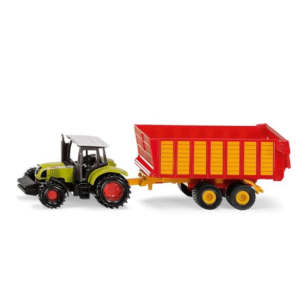 Siku John Deere Tractor With Silage Trailer Diecast Model SI1650