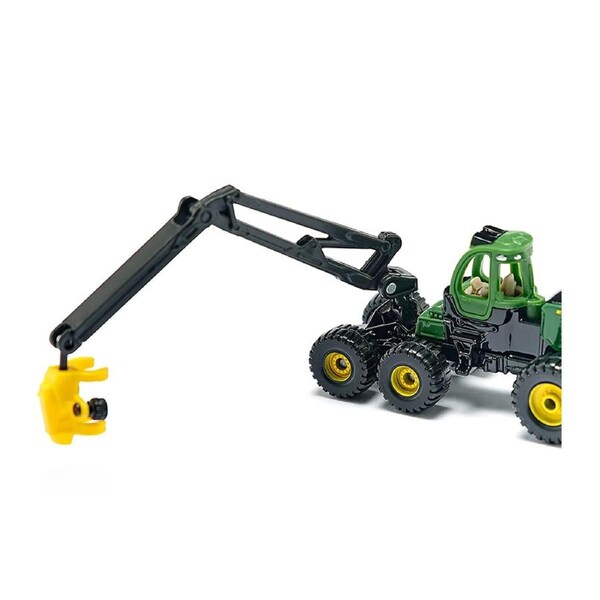 Siku 1:87 Scale John Deere Harvester With Tree Trunks Toy Model