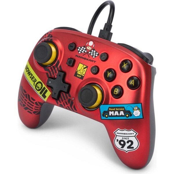 Powera Mario Kart Nano 3m Wired Videogame Gaming Nintendo Switch Controller
