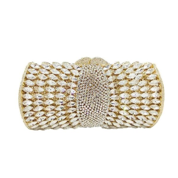 Nevenka Sparkling Women Crystal Clutch Evening Bags Wedding Party Cocktail Handbag-13