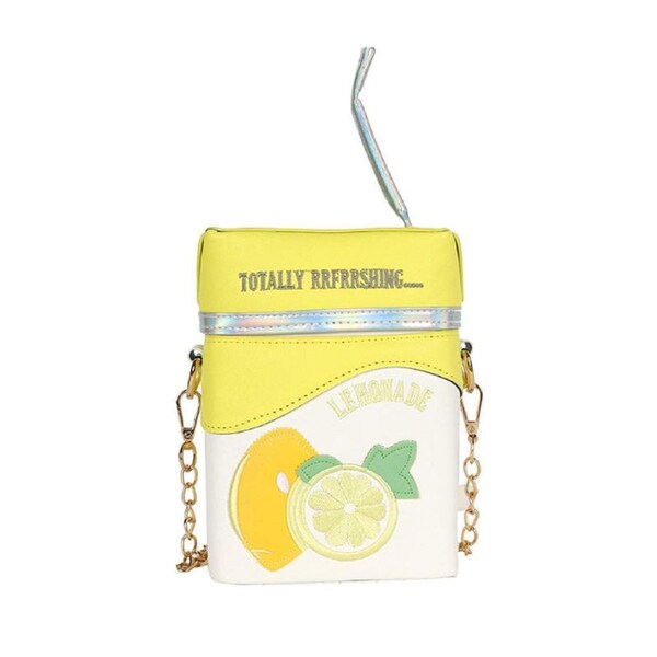 Nevenka Womens Cute Crossbody Bag Strawberry Pattern Milk Box Purse Satchel