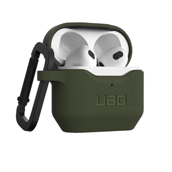 Urban Armour Gear Standard Issue Case Cover For Apple AirPods Blondie Olive