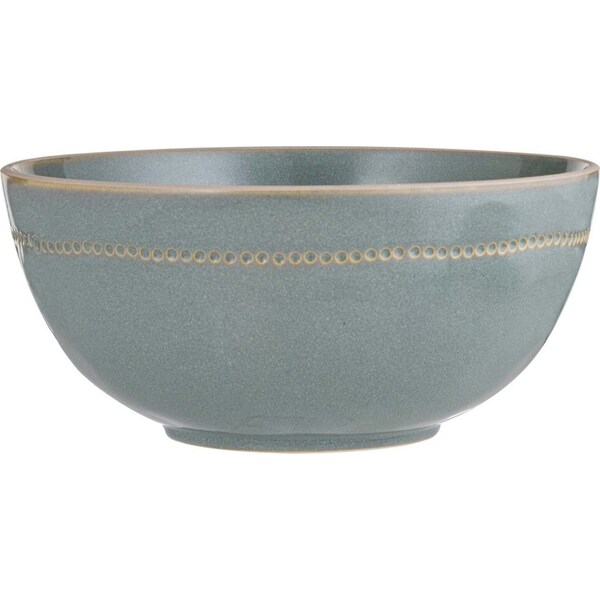 Ladelle Cameo Stoneware 26cm Salad Bowl/Serving Food/Noodle Round Dish Sage