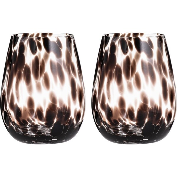 2PK Tempa Selena 540ml/12cm Stemless Glass Water/Juice Tumbler Cup Drinkware