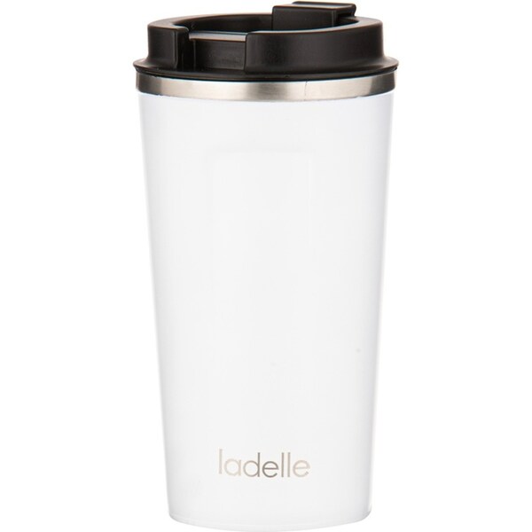 Ladelle Eco Culture Stainless Steel/PP 17cm/500ml Travel Mug/Tumbler Alabaster