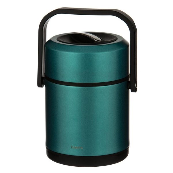 Tempa Parker Stainless Steel 1.6L/21cm Insulated Food Container w/ Handle Teal