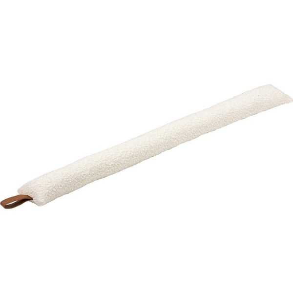 Ladelle Boucle Cream 7x90cm Door Wind Stopper Draught Excluder