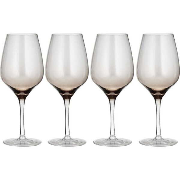 4PK Ladelle Prism 680ml Red Wine Glass Stemmed Drinkware/Glassware Set Noir