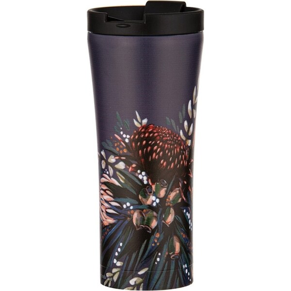 Ashdene Stainless Steel 500ml/20cm Radiance Midnight Travel Mug Drink Cup w/ Lid