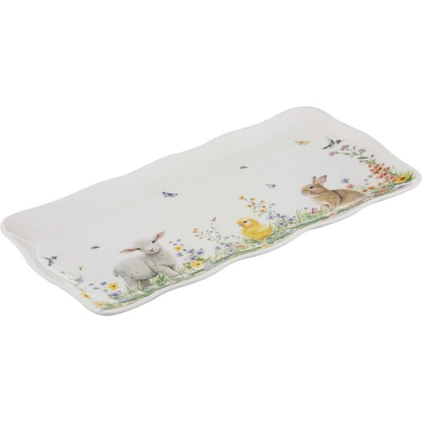 Ashdene New Bone China 35cm Sweet Meadows Platter Rectangular Food Server Large