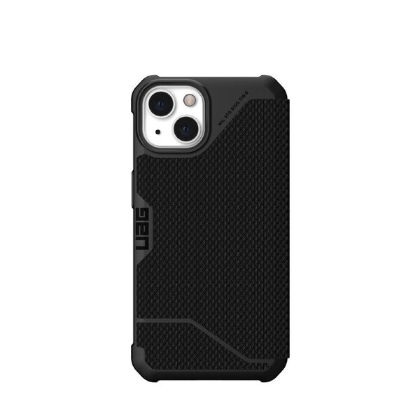 Urban Armour Gear Metropolis Folio Case Cover For Apple iPhone 13 Black
