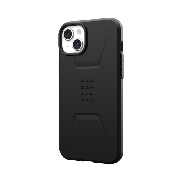 Urban Armour Gear Civilian MagSafe Phone Case Cover For iPhone 15 Plus Black