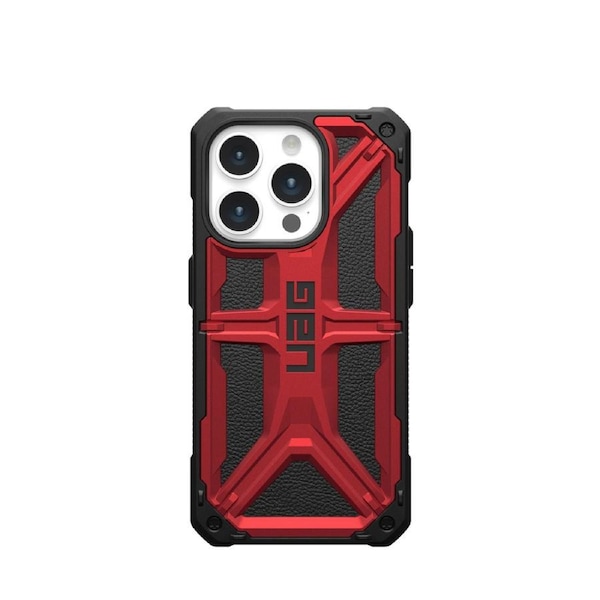 Urban Armour Gear Monarch Phone Case Mobile Cover For iPhone 15 Pro Crimson