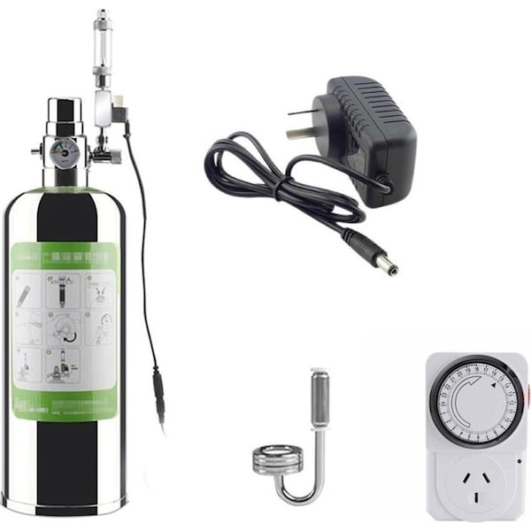 Aquarium fish tank Co2 Generator solenoid valve and Timer 2L