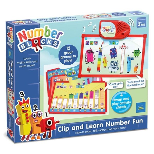 Numberblocks Clip and Learn Number Fun