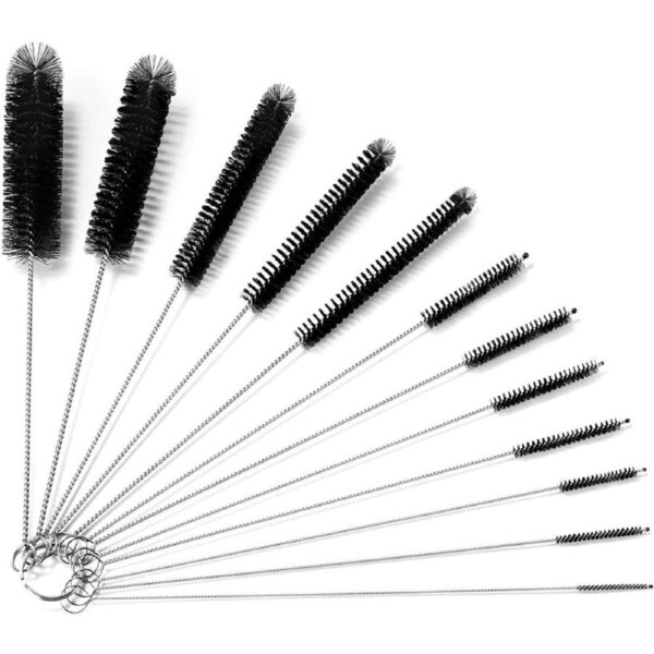 Bottle Brushes for Cleaning Small Pipe Cleaner Brush Small Brush for Cleaning,Reusable Straw Cleaner Brush