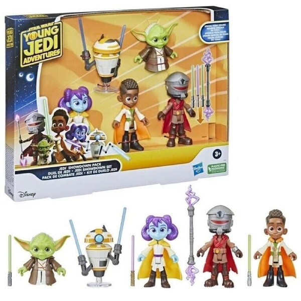Star Wars Young Jedi Adventures Jedi Showdown 5-Pack Action Figures 4 Inch Scale