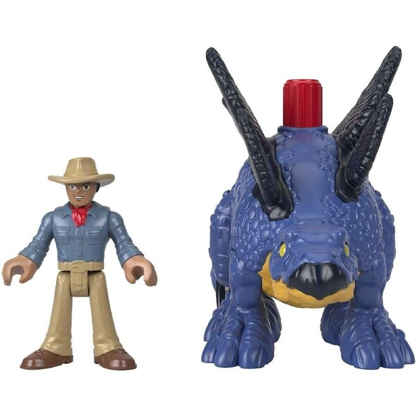 Fisher-Price Imaginext Jurassic World Dominion Dinosaur Stegosaurus Grady Dino New Toy