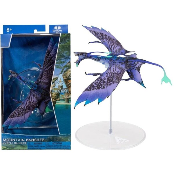 McFarlane The Way of Water World of Pandora Mountain Dragon Purple Banshee Play Gift