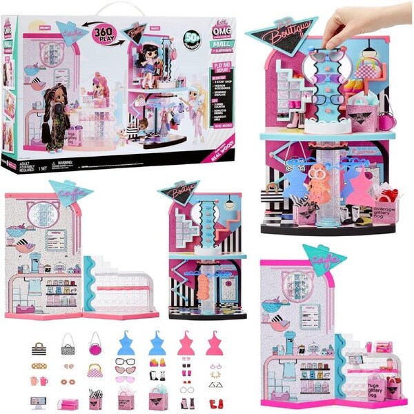 L.O.L. SURPRISE Mall of Surprises with 50+ Surprises 2 Floors LOL Doll Play Gift