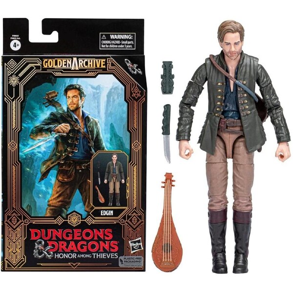 Dungeons and Dragons Edgin Honor Among Thieves Golden Archive Forge 6 Inch Figure Play